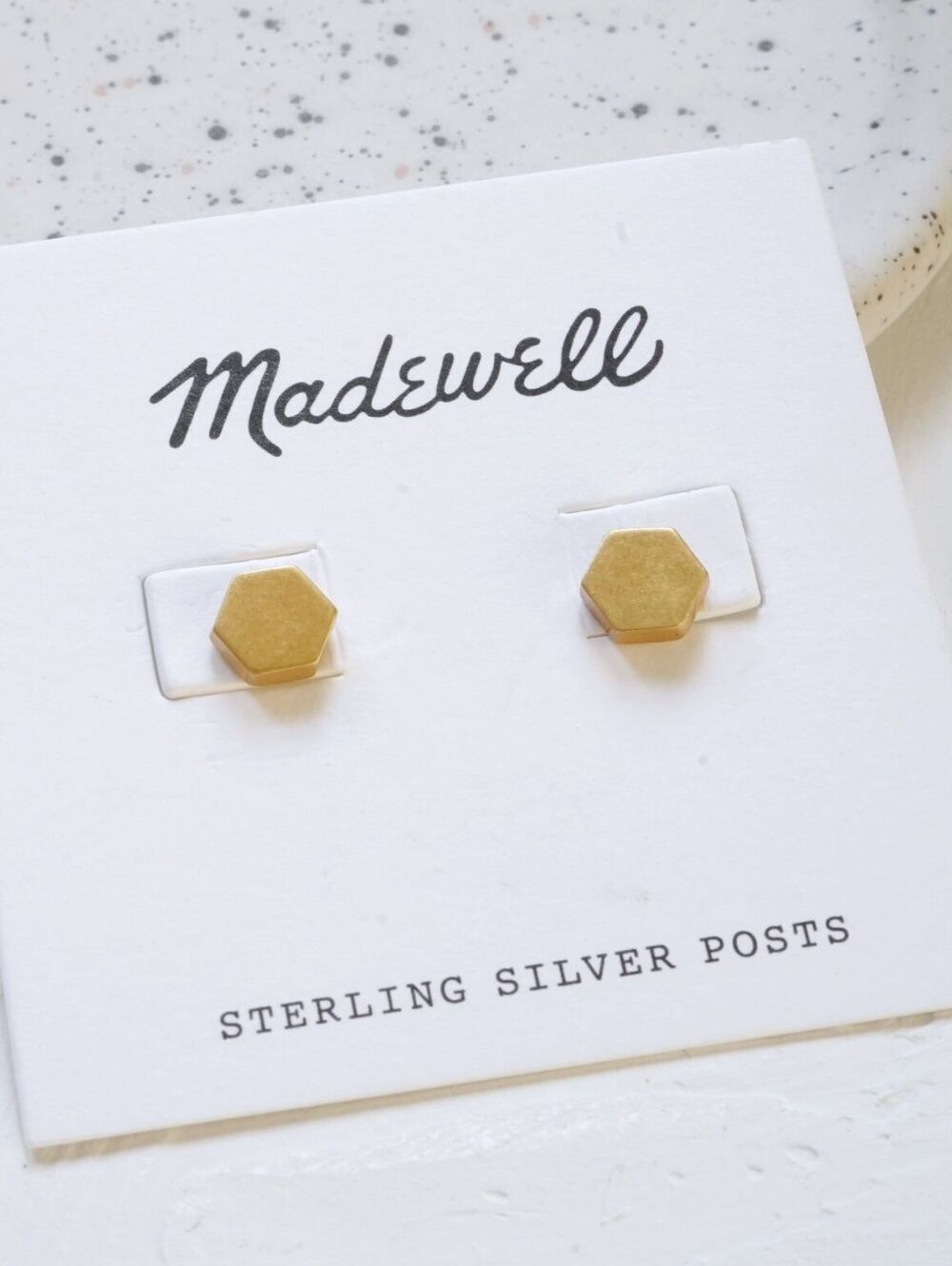 Madewell Shape Study Earrings Gold